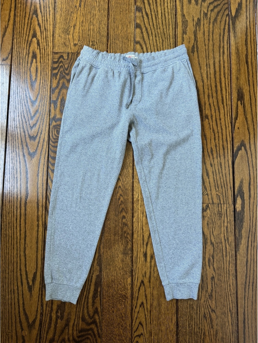 Faherty Men’s Gray Jogger's, Size Medium